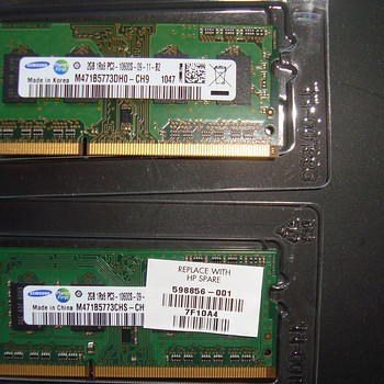 SAMSUNG DDR3 SODIMM 2 x 2 ГБ