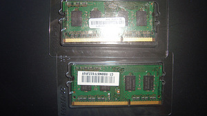 SAMSUNG DDR3 SODIMM 2 x 2 GB (2 foto / 2)