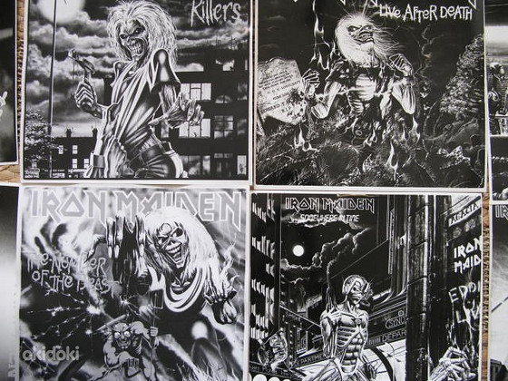W.A.S.P.(LP VAHELEHT) IRON MAIDEN(FOTOD)