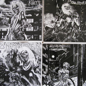 W.A.S.P.(LP VAHELEHT) IRON MAIDEN(FOTOD)