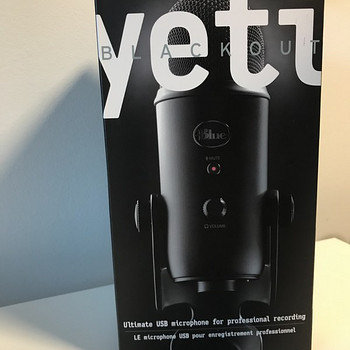 BLUE Yeti Blackout mikrofon, kasutamata
