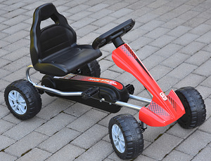 Velokart (Velomobile) Go-Kart 1801 Red (3-6 years) (5 foto / 10)
