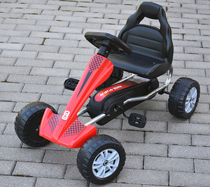 Velokart (Velomobile) Go-Kart 1801 Red (3-6 years) (6 foto / 10)