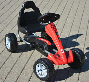 Velokart (Velomobile) Go-Kart 1801 Red (3-6 years) (7 foto / 10)