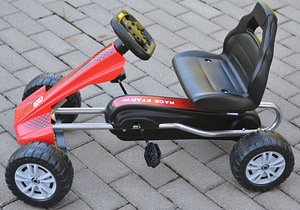 Velokart (Velomobile) Go-Kart 1801 Red (3-6 years) (8 foto / 10)