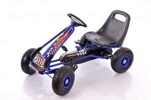 Velokart (Velomobile) Go-Kart A-15 Blue (3-8 years) (1 foto / 6)