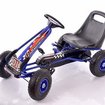 Велокарт (Веломобиль) Go-Kart A-15 синий (от 3-8 лет)