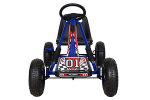 Velokart (Velomobile) Go-Kart A-15 Blue (3-8 years) (2 foto / 6)