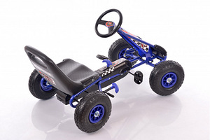 Velokart (Velomobile) Go-Kart A-15 Blue (3-8 years) (3 foto / 6)