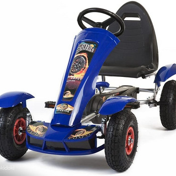 Велокарт (Веломобиль) Go-Kart F618 синий (от 4-10 лет)