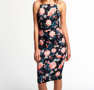 FLORAL PENCIL DRESS (3 foto / 5)
