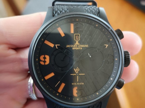 Жак Леманс - 1-1669D - Montre Homme - Кварцевый хронограф