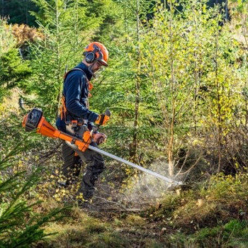 Работа по осветлению леса в Финляндии
