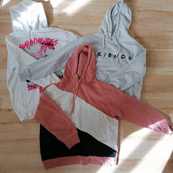 3 pusa (hoodie) XS-S H&M, Shawn Mendes, FRIENDS