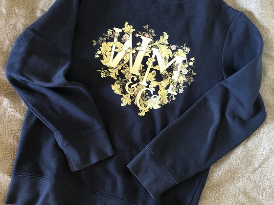 H & m morris & co темно-синий свитер s. XS
