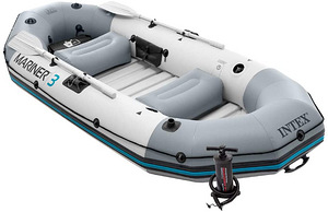 Надувная лодка 3-местная Intex Mariner 3 BOAT SET (1 фото из 10)