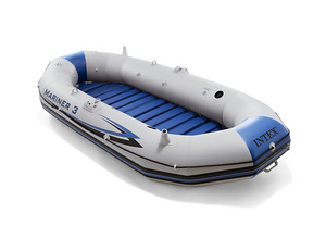 Надувная лодка 3-местная Intex Mariner 3 BOAT SET (2 фото из 10)