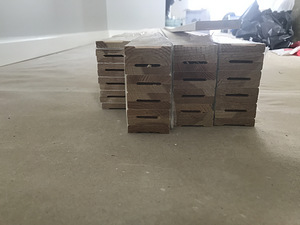 Niiskuskindel ukse piirdeliist 12 x 58mm, 18 komplekti (3 foto / 4)