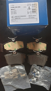 Bosch WVA 20961 17,0 мм Audi A3 TT A4 A6 A8 S8 тормозные колодки (1 фото из 1)
