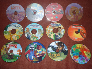 Filmidega DVD-kollektsioon + multfilmid 12 DWD (2 foto / 10)