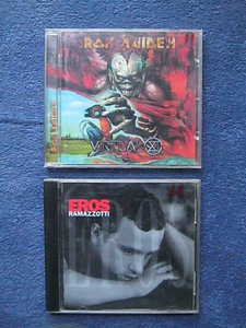 Cd диски оригинал Iron Maiden, Eros Ramazzotti (7 фото из 7)