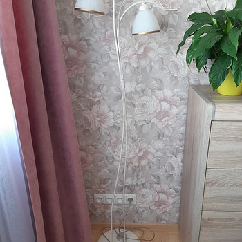 Белый торшер