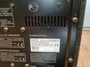 Sony SA-WMS 315 (4 foto / 4)