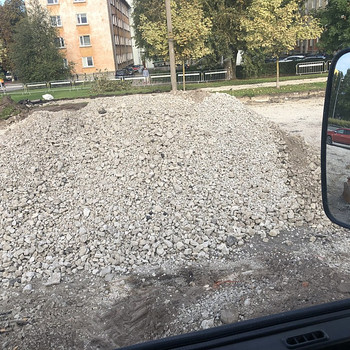 Щебень,песок,земля