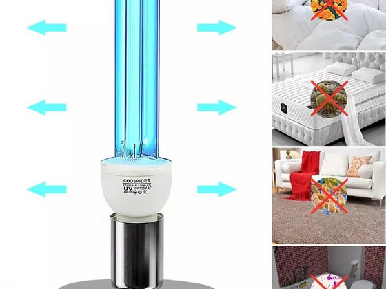 UUS Antibakteriaalne UV-C lamp + ozone