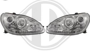 W220 передние фары рестаил новые (4 фото из 4)