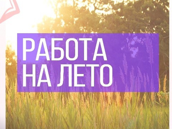 Ищу работу на лето