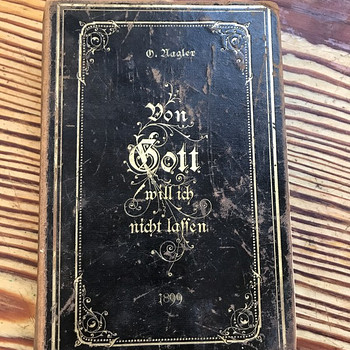 Старая немецкая книга 1899 г.