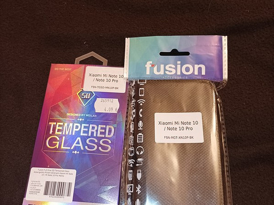 Ümbris ja kaitseklaas redmi note 9 ja 10 / 10 pro jaoks