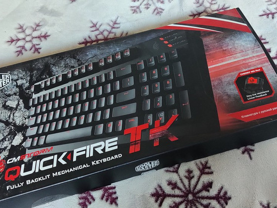 CoolerMaster CM Storm Quickfire TK mehaaniline klaviatuur