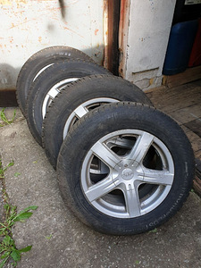 Valuveljed 5x100 ET48 ja talverehvid 215 / 65R16 (2 foto / 10)