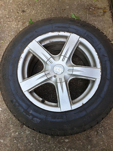 Valuveljed 5x100 ET48 ja talverehvid 215 / 65R16 (7 foto / 10)