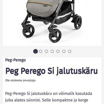 Per-perego jalutuskäru