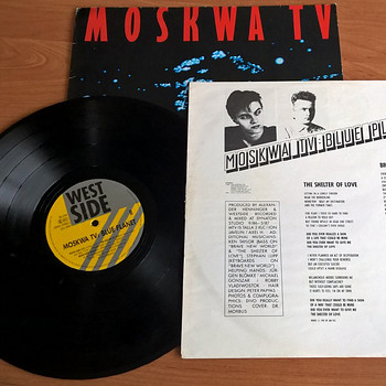 LP - Moskwa TV - BLUE PLANET- RELEASED ON 1987. Synth-Pop