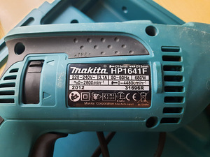 Lööktrell Makita HP1641F 680 W kasutatud (2 foto / 2)