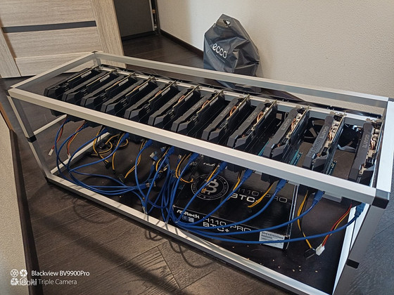 Mining rig frame