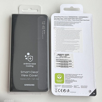 Samsung Galaxy S21+ Smart Clear View Cover Black/Light Grey