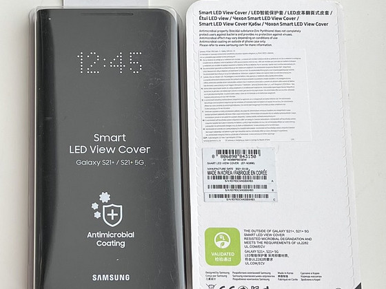 Samsung Galaxy S21+ Smart LED View Cover Black/Violet