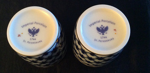 Lomonosov porcelain cobalt net (4 foto / 4)