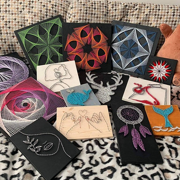 Картины в стиле STRING ART