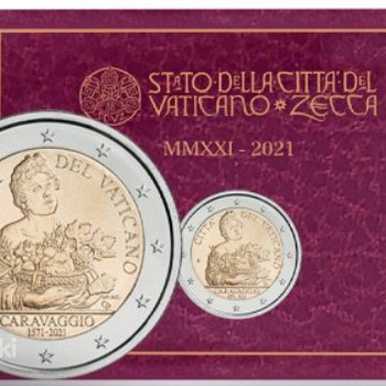 Vatican 2€ BU 2021 - 450th anniversary of the birth of Carav