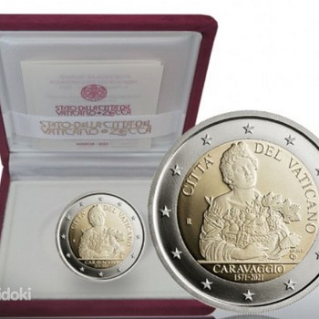 Vatican 2€ 2021 - 450th anniversary of the birth of Carav