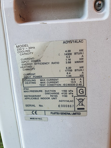 Тепловой насос / охладитель fujitsu (3 фото из 3)