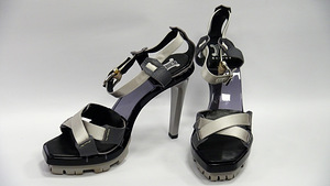 CELINE SATIN SILVER босоножки, РАЗМЕР 39.5 (1 фото из 3)