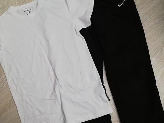 Белая футболка и штаны Nike на мальчика, рост 136-147.