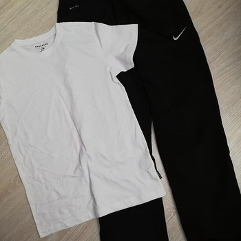 Белая футболка и штаны Nike на мальчика, рост 136-147.